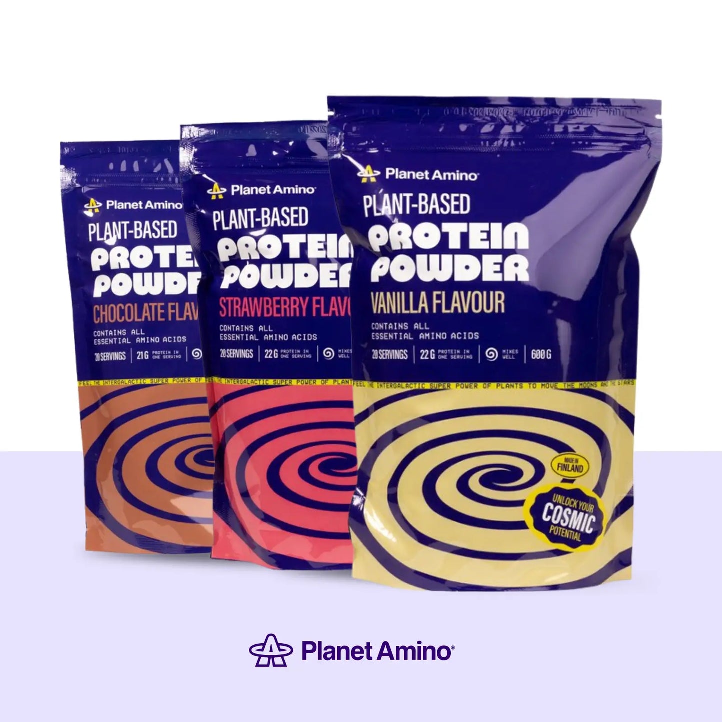 3x Protein Powder (Chocolate, Strawberry, Vanilla)