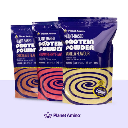 3x Protein Powder (Chocolate, Strawberry, Vanilla)